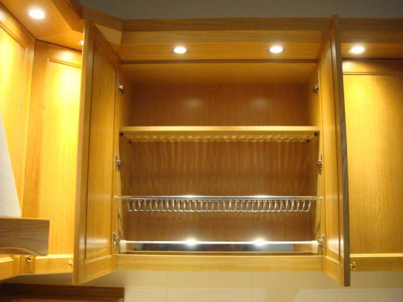 Cucine in Legno con Illuminazione a Led