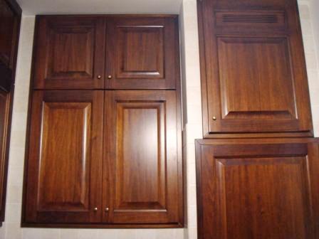 Cucina in Muratura Tinta Noce su Misura Cucina in Muratura Tinta Noce su Misura