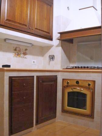 Cucina in Muratura Tinta Noce