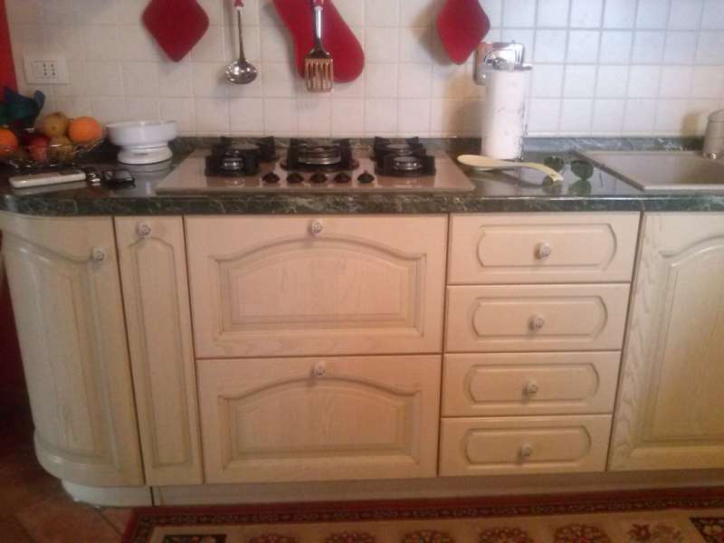 Cucina Country con Cassetti ad Estrazione Totale Ammortizzata Cucina Country con Cassetti ad Estrazione Totale Ammortizzata