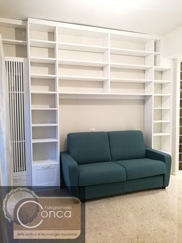 Libreria in Legno di Frassino su Misura a Roma
