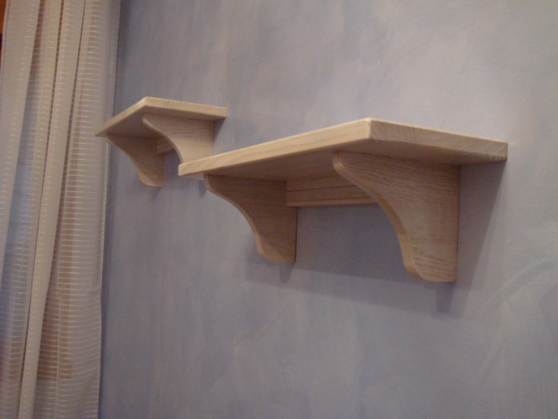 Mensole in Legno di Rovere
