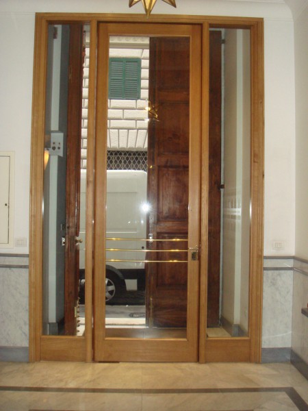 Portone in Legno di Rovere