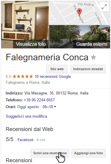 Falegnameria Conca - Recensioni su Google MyBusiness