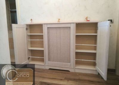 Scarpiere su Misura in Legno Decapè