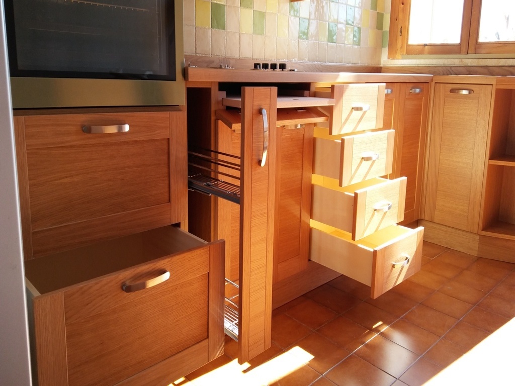 Cucine con Spianatoia Integrata in Legno