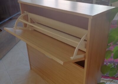 Scarpiere con Cestelli in Vero Legno
