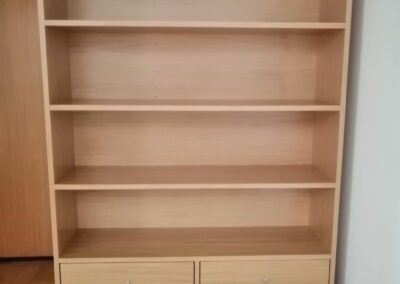 Librerie in Rovere con Cassettoni